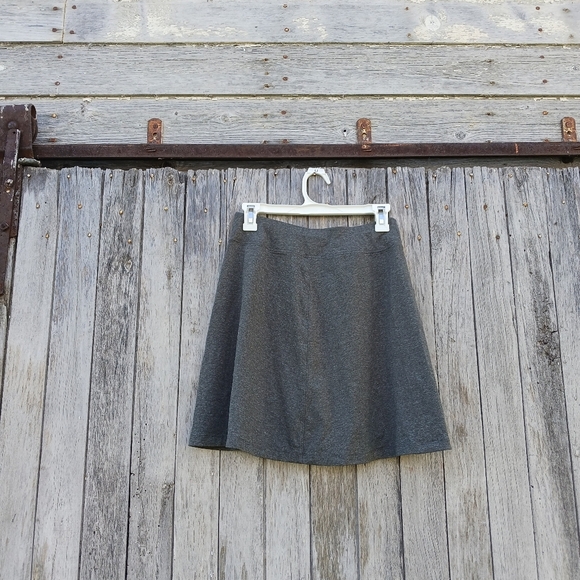 REI Gray Aline Skirt Summer Mini Gather‎ Detail Women's Size Small - Picture 4 of 5